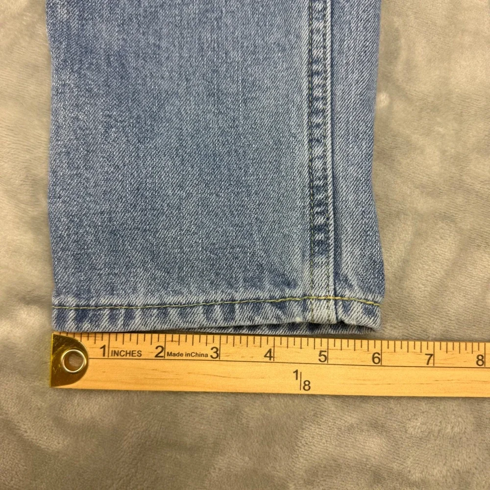 Hollister Mens‎ Skinny Jeans Light Wash Distressed Denim W32 L34 (meas 34x33)